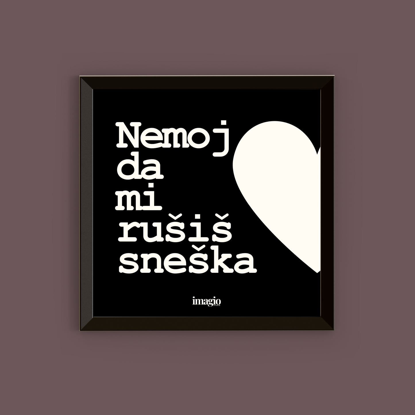 Minijatura Black Edition - Nemoj da mi rušiš sneška