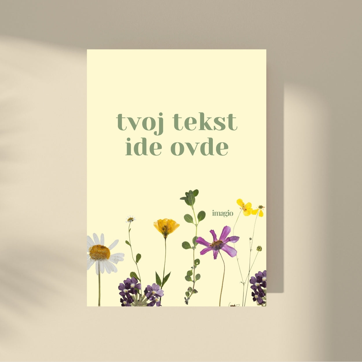 Póster Personalizado con Frase Imagio Inspired