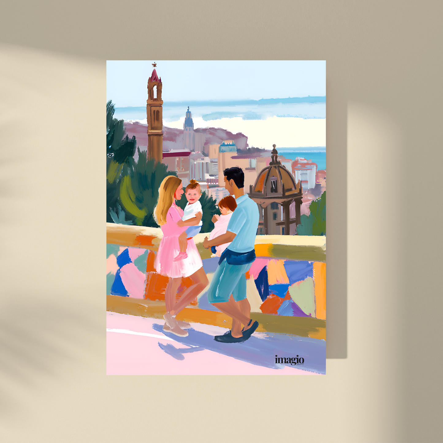 Family in Park Güell