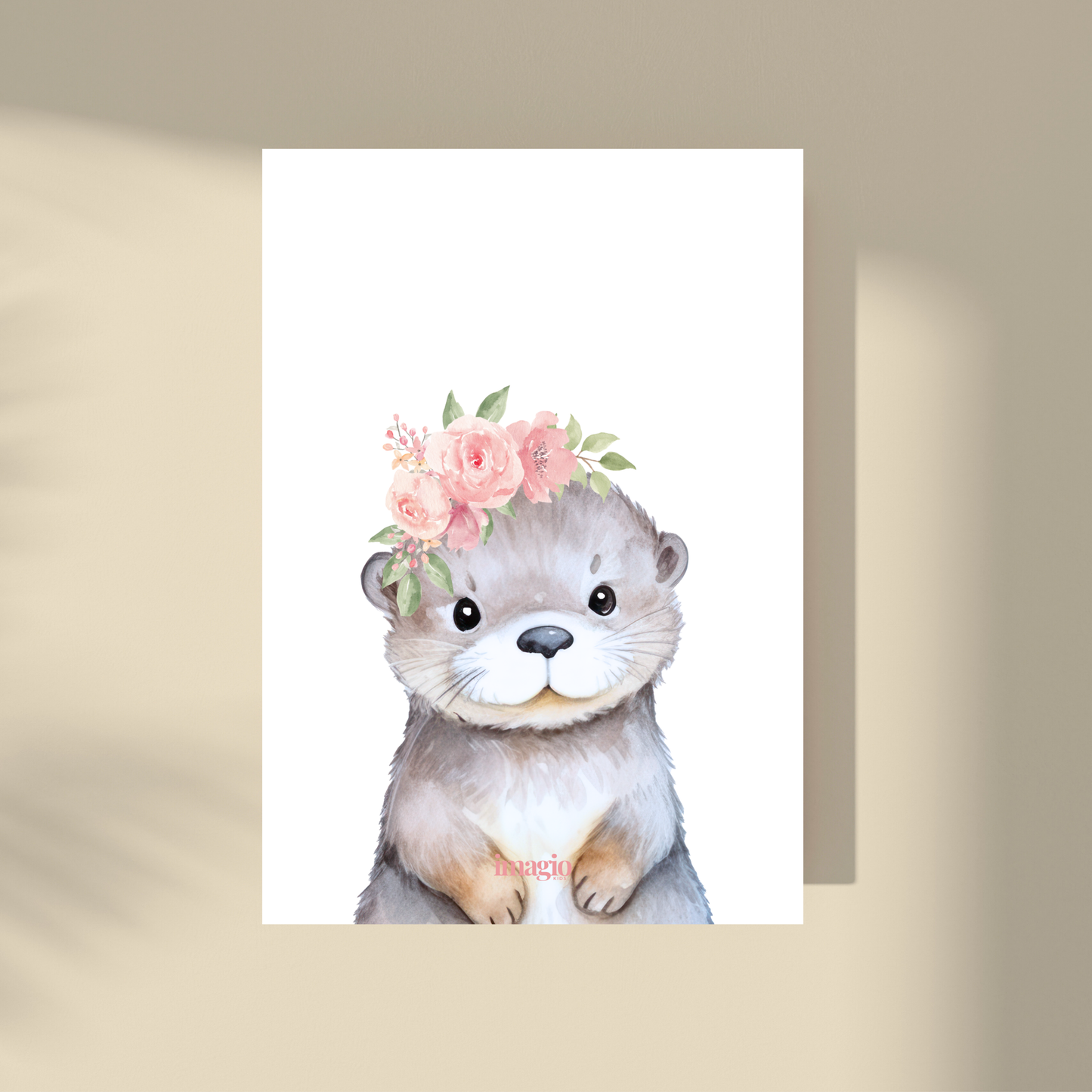 Watercolor Roses - Otter