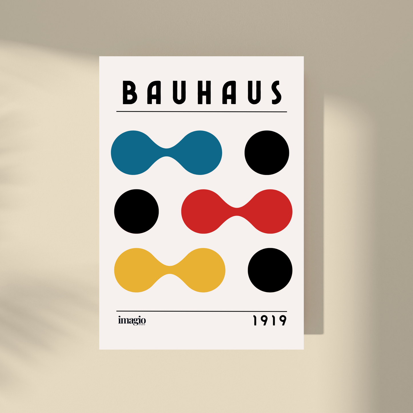 Bauform: Colorful #1 - Bauhaus Art Poster