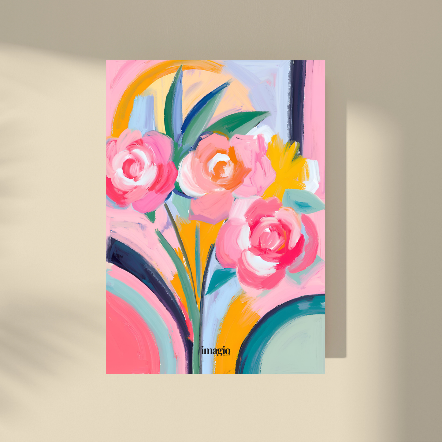 Flores abstractas - Jardín