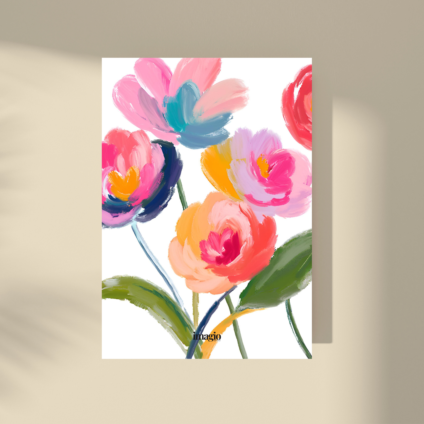 Abstract Flowers - Colorful #2