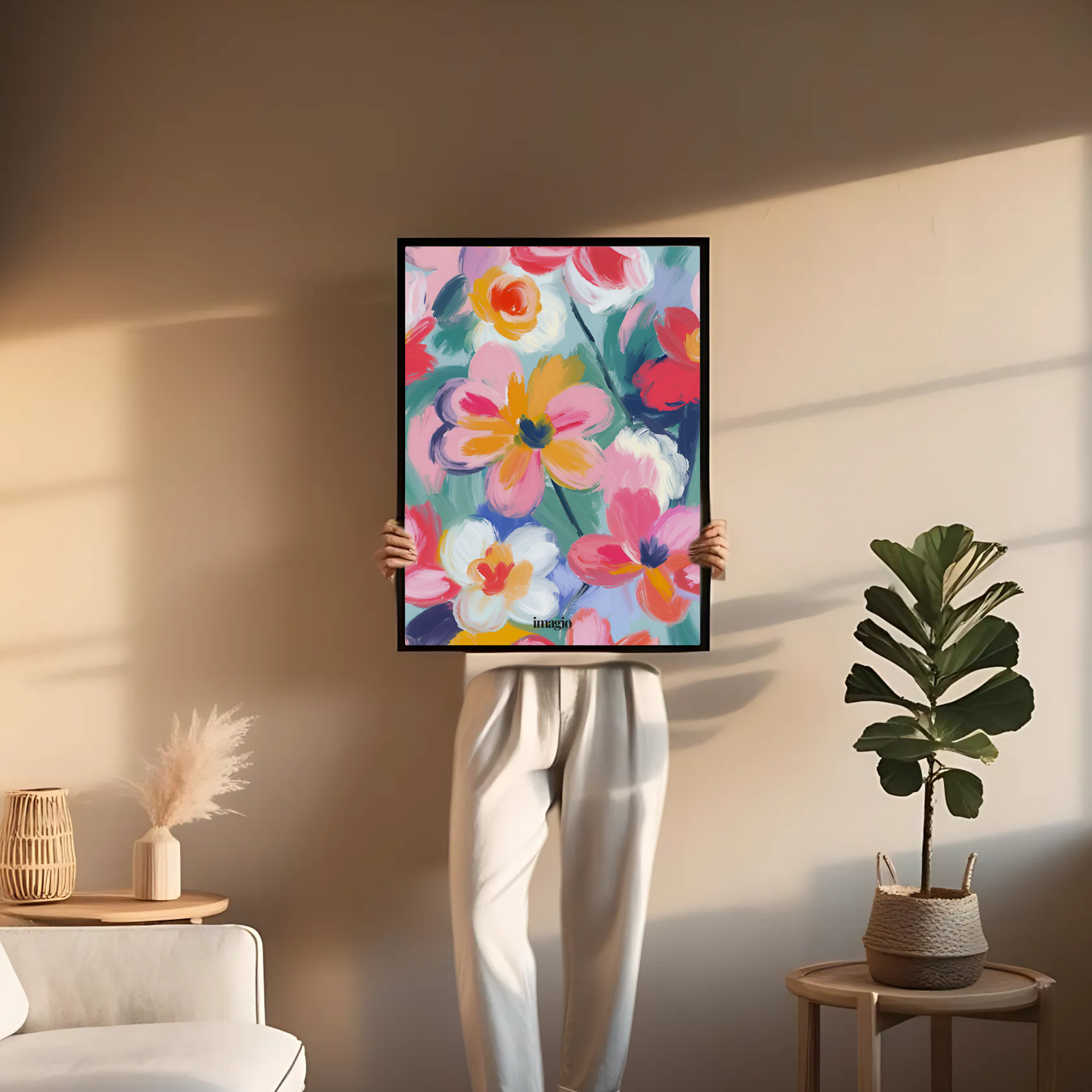 Abstract Flowers - Colorful #3