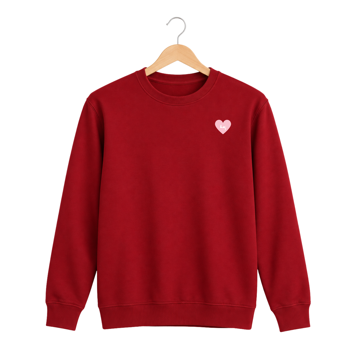 Red sweatshirt - "Ako se ikad zaljubiš"