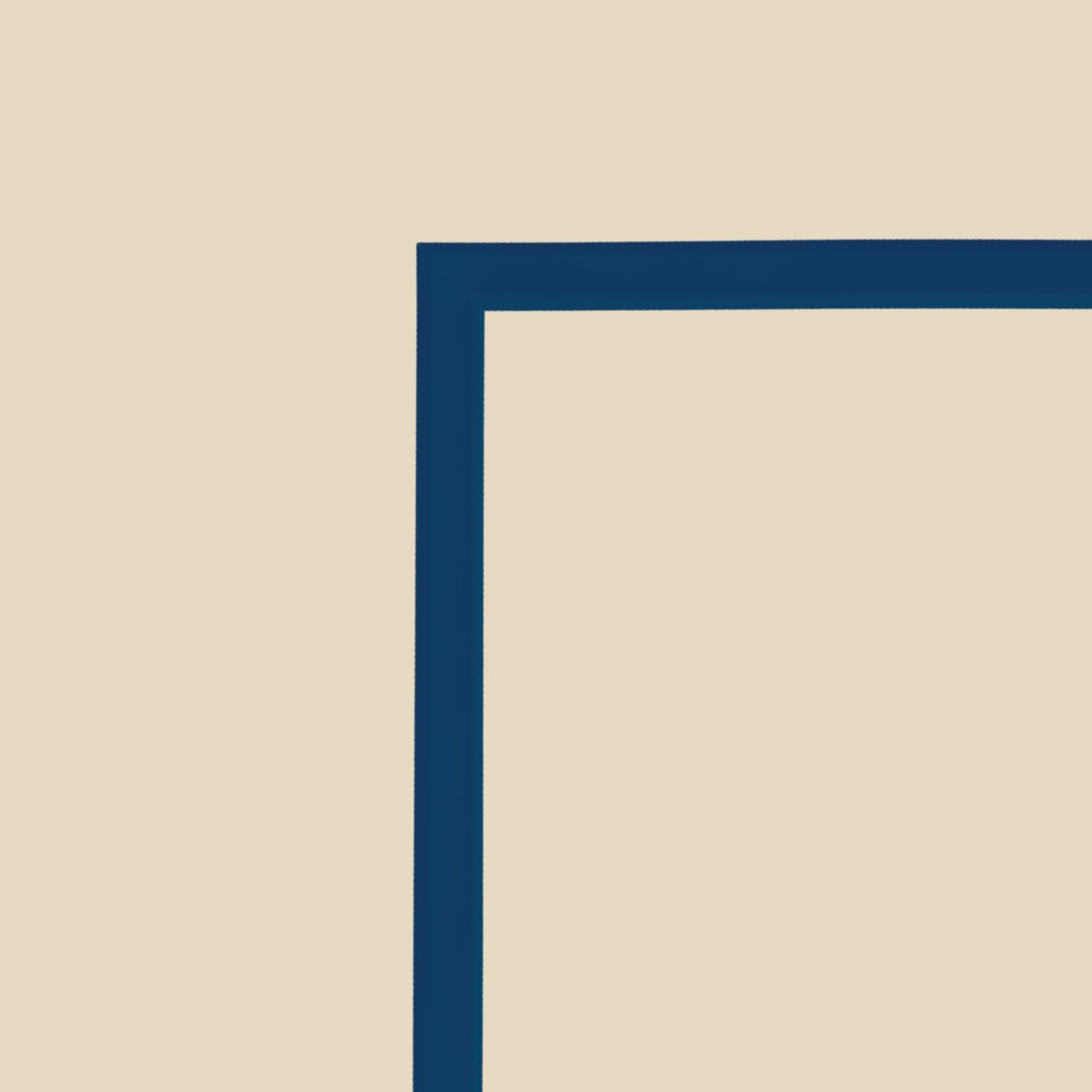 Navy Frame - Bauform: Eyed Circles, Framed Art 42x52 cm