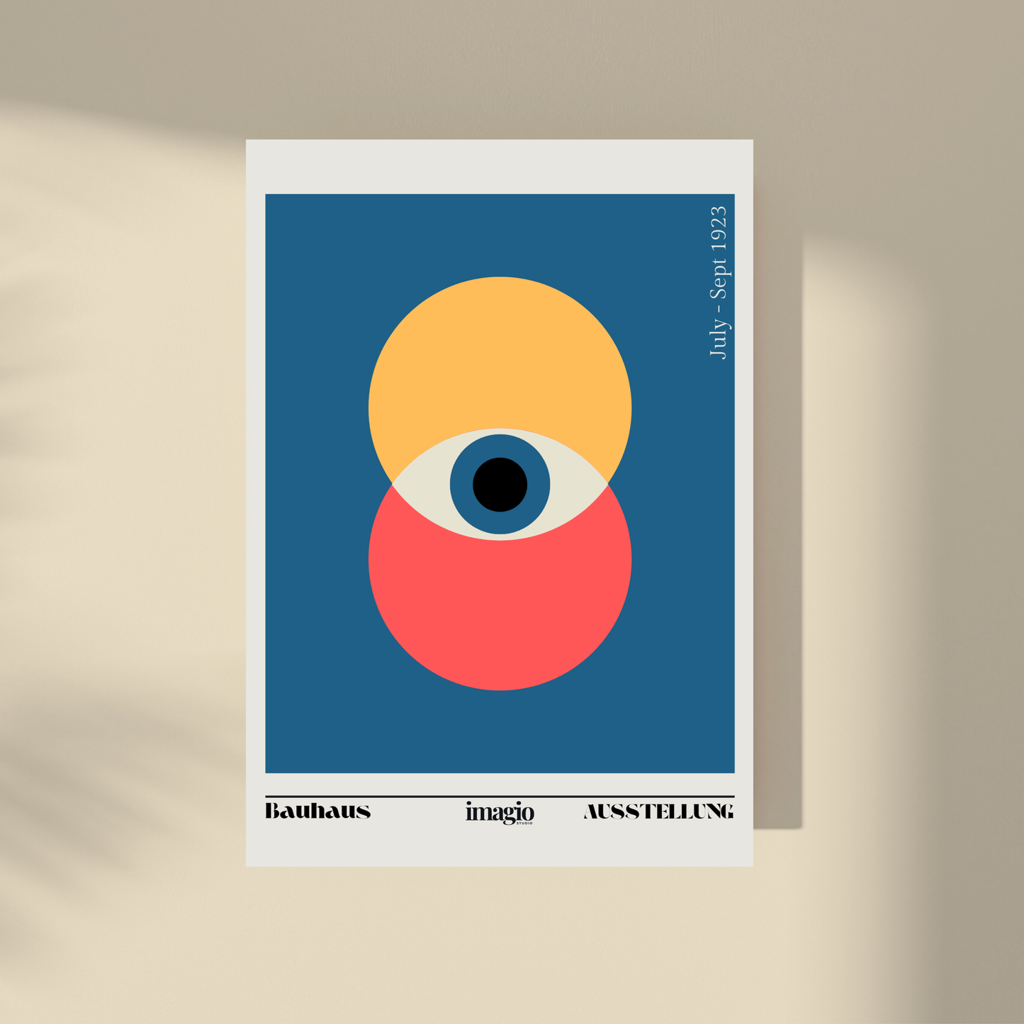 Bauform: Eyed Circles - Bauhaus Art Poster