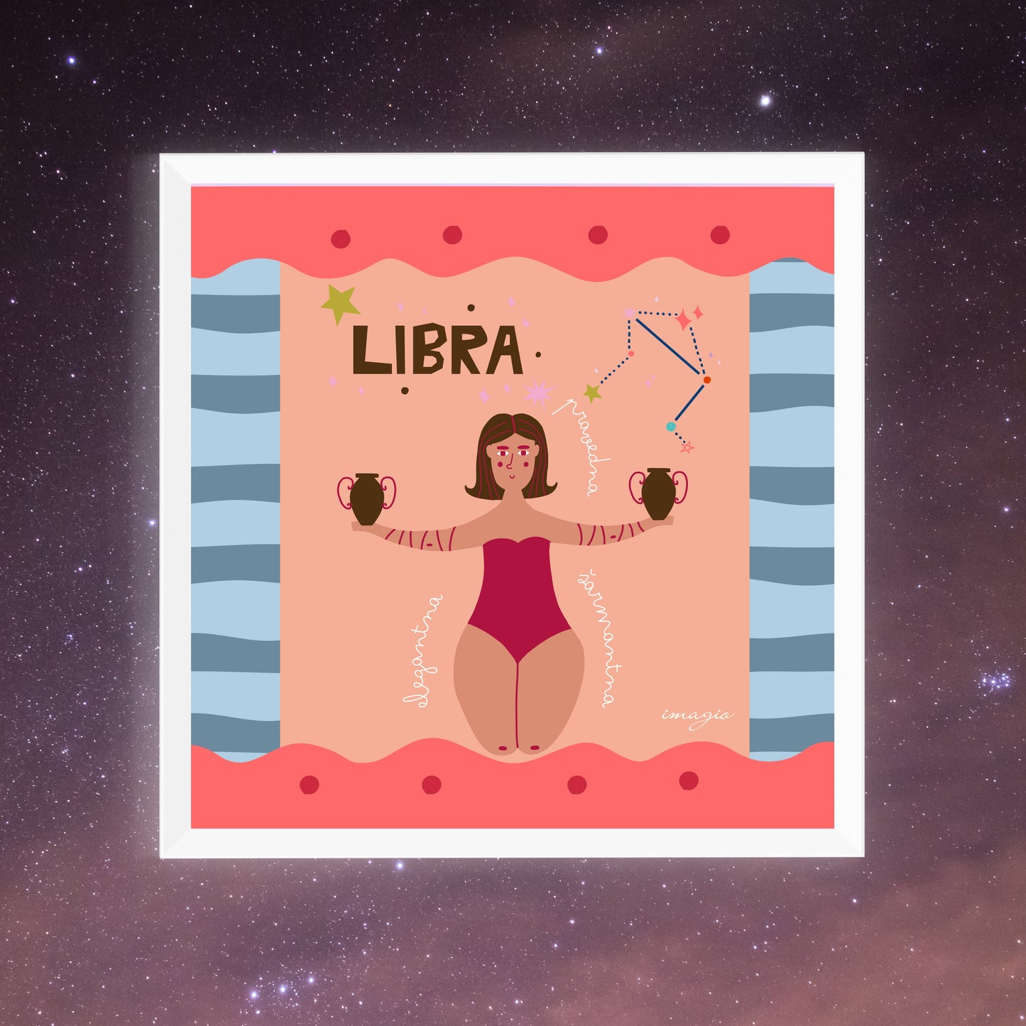 Uramljena slika Vaga 27x27 / 42x42 cm