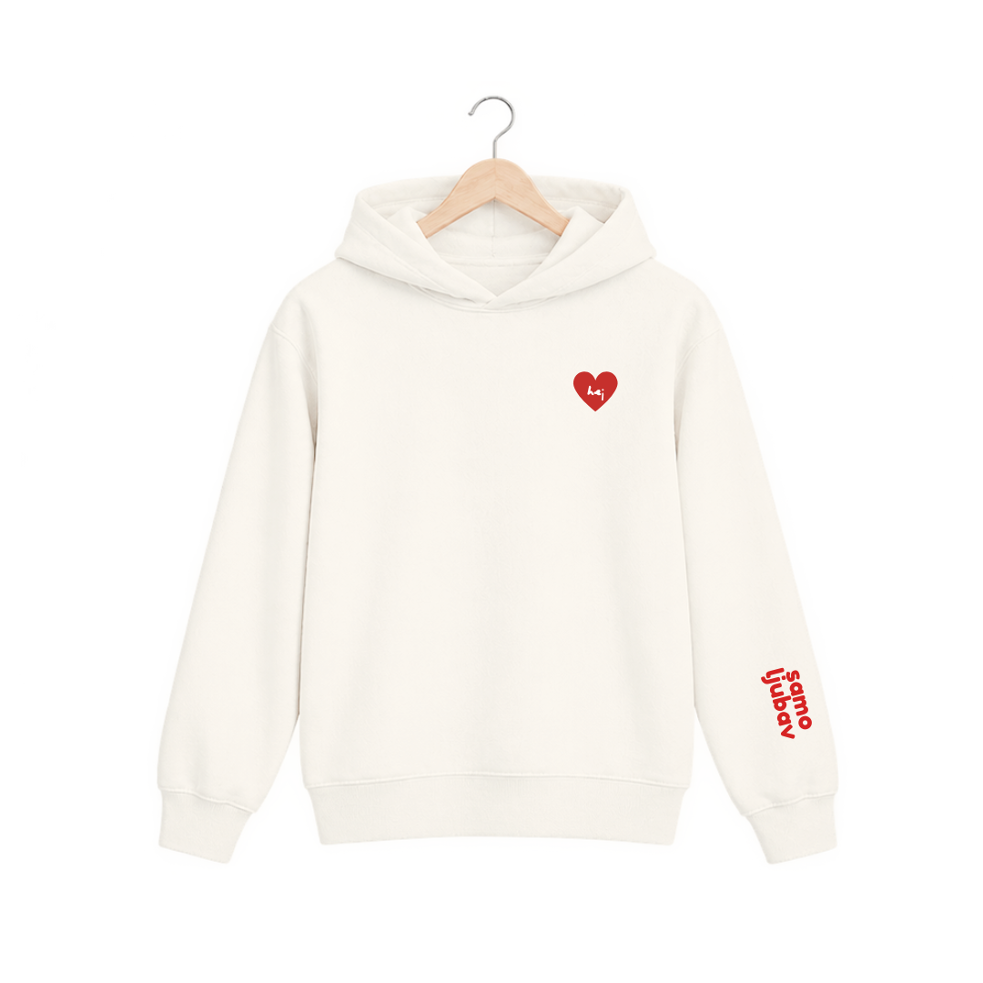 Vanilla hoodie - Samo ljubav