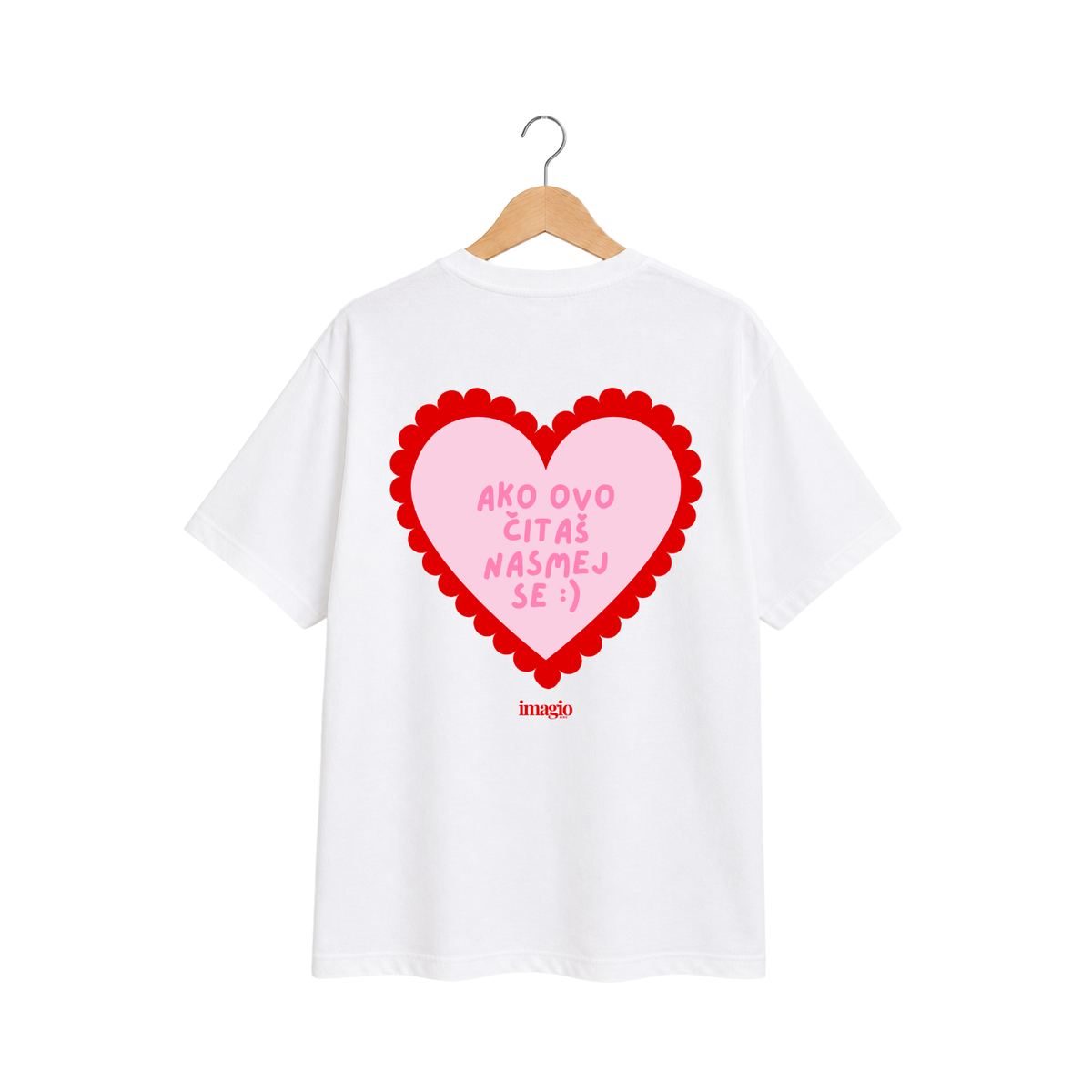 PREORDER T-Shirt - Ako ovo čitaš, nasmej se :)