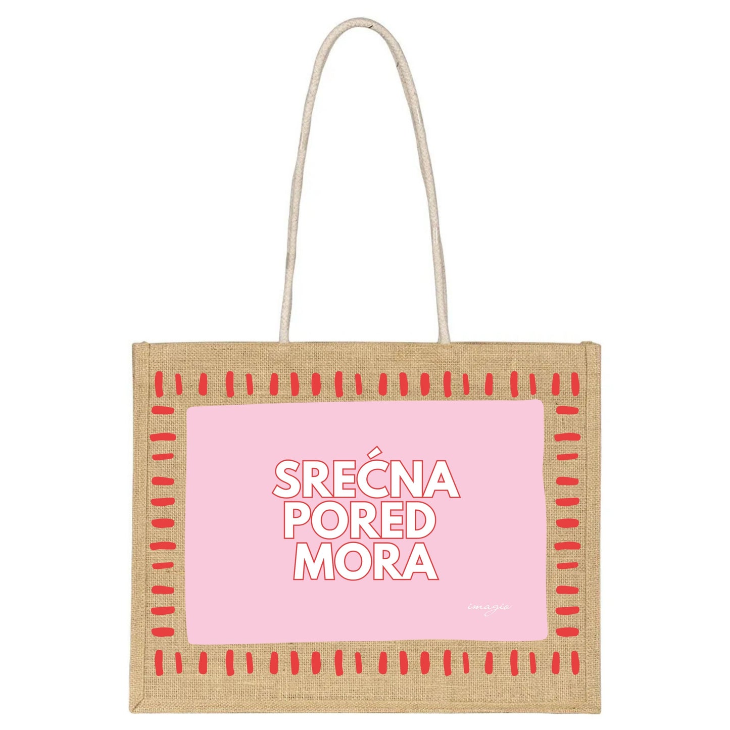 Beach Bag - Srećna pored mora