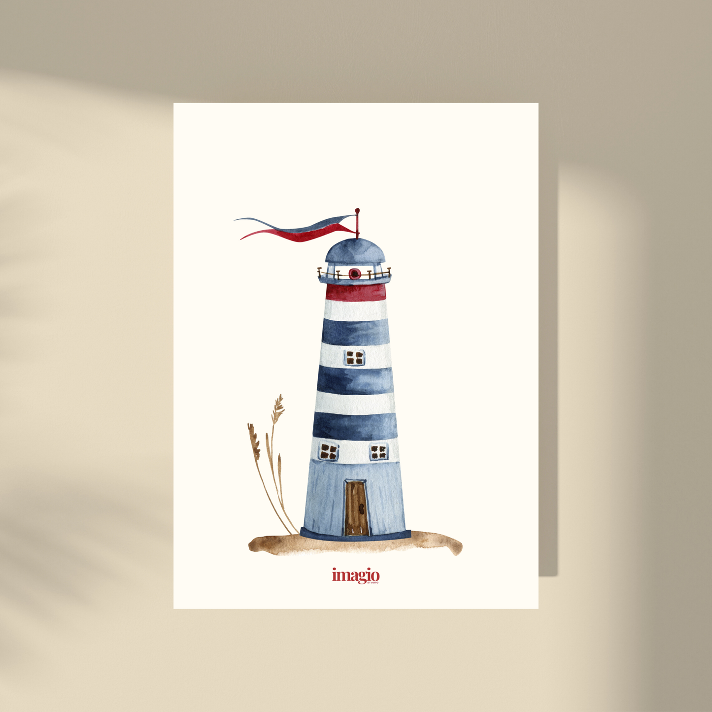 Watercolor Lighthouse - Poster