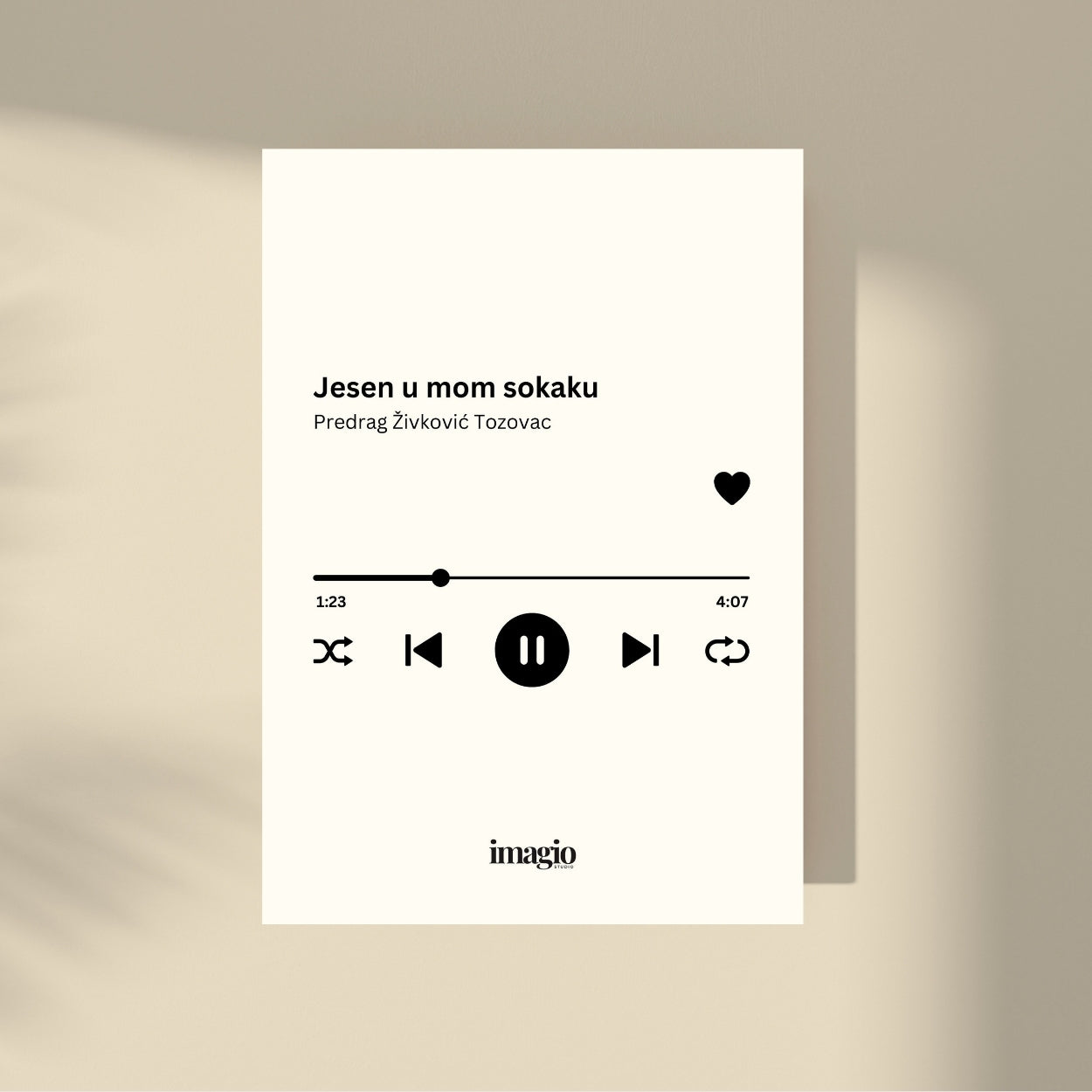 Póster Personalizado con Frase Imagio Inspired