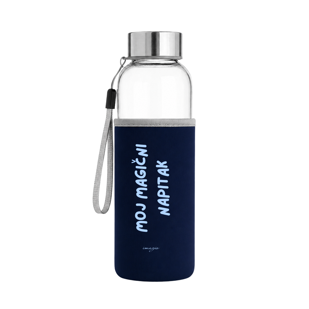 Glass Bottle - Navy - Moj magični napitak