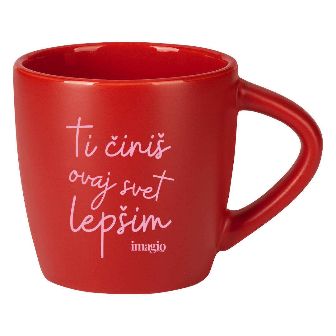 Mug - Duo set "Ti činiš ovaj svet lepšim" & "Duša mi je more" - 2 x 220ml