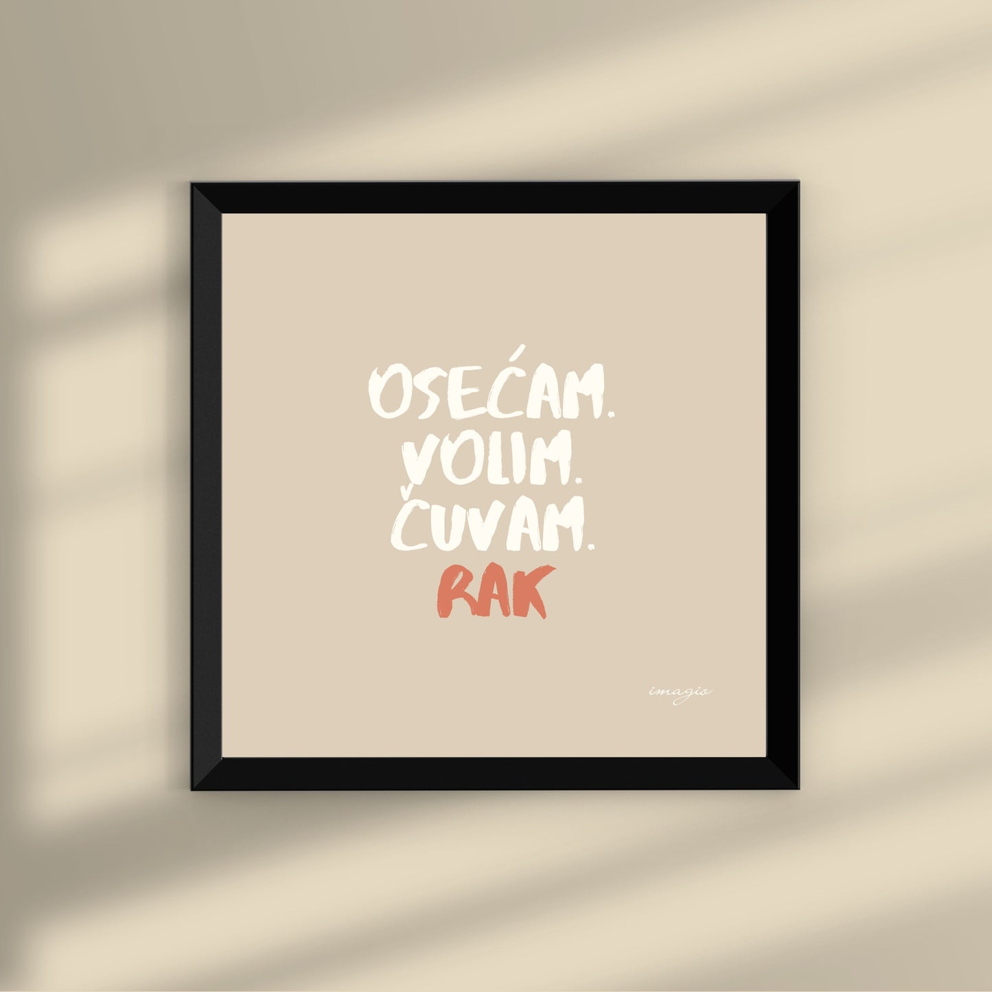 Zodiac Miniature - Cancer Beige/Pink