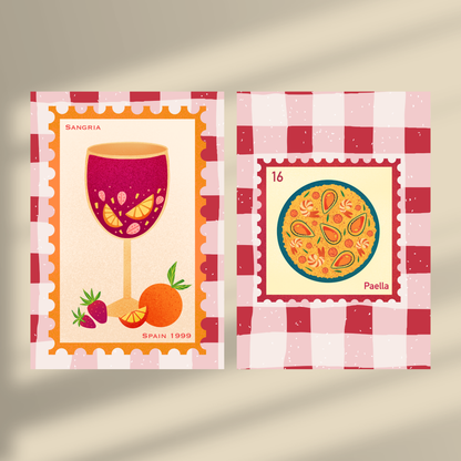 Copa de Sangria & Marisco Paella - Duo Set 30x40cm/50x70cm