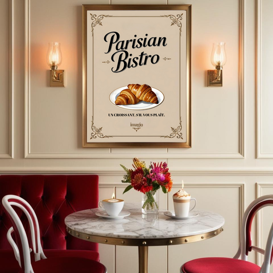 Parisian Bistro Croissant - Beige