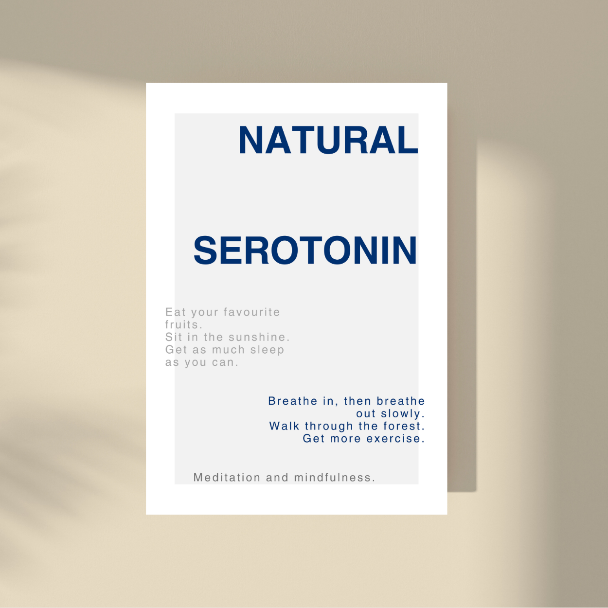 Natural Serotonin