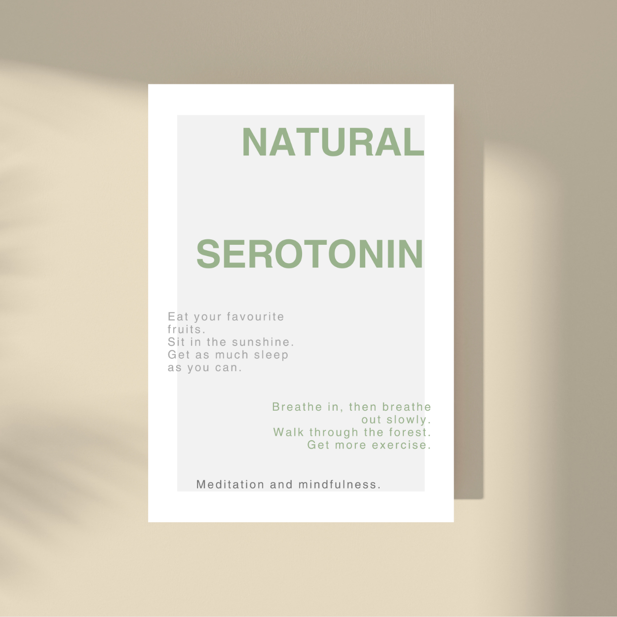 Natural Serotonin