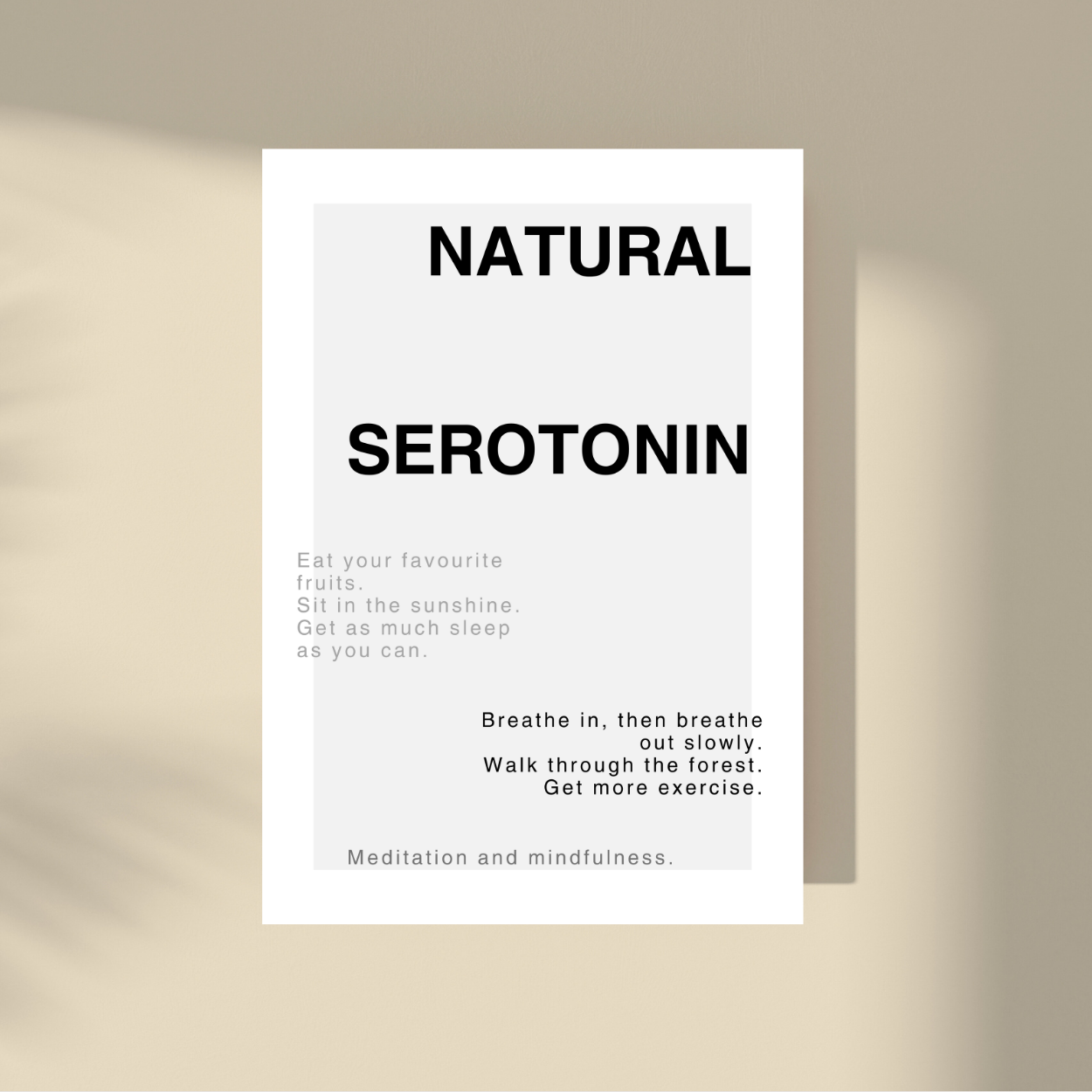 Natural Serotonin