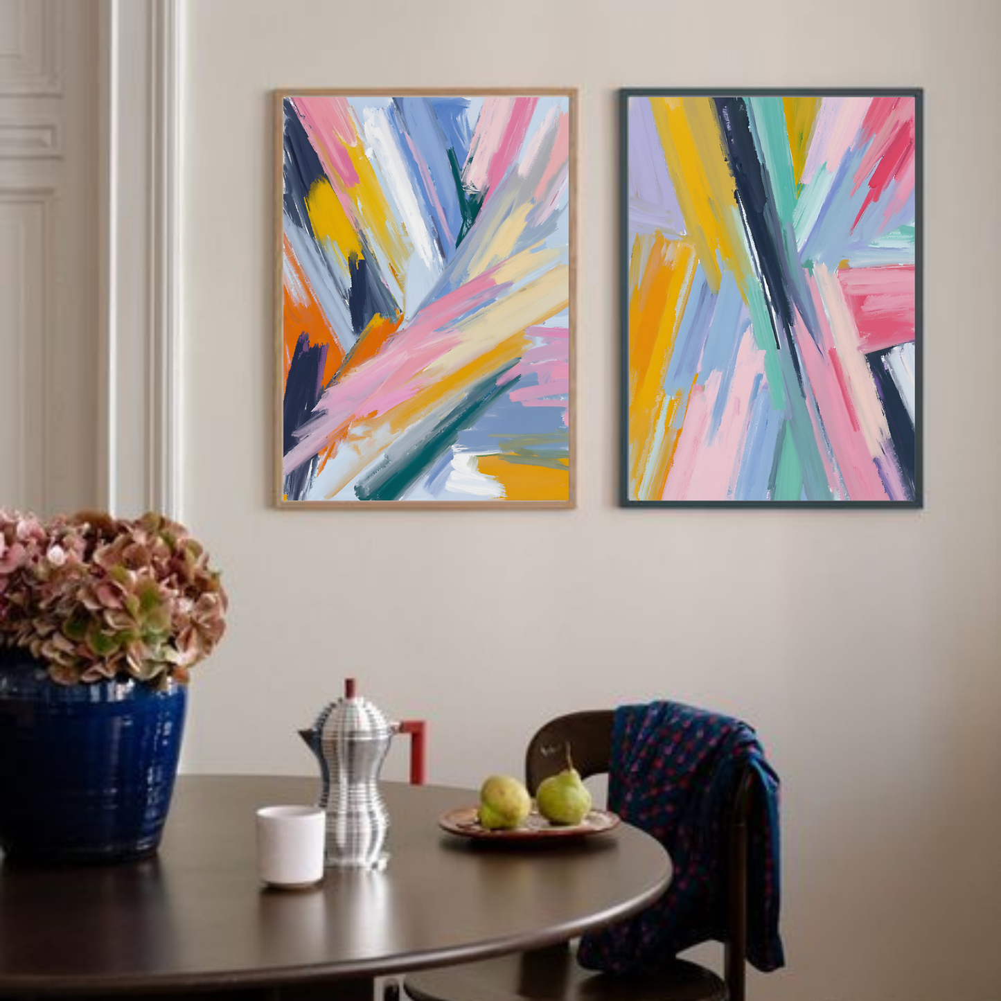 Abstract Pure Oily #3 & #4 - Duo Set 30x40cm/50x70cm