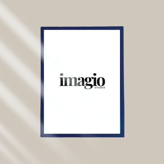 Ram drvo/staklo - Teget - više dimenzija