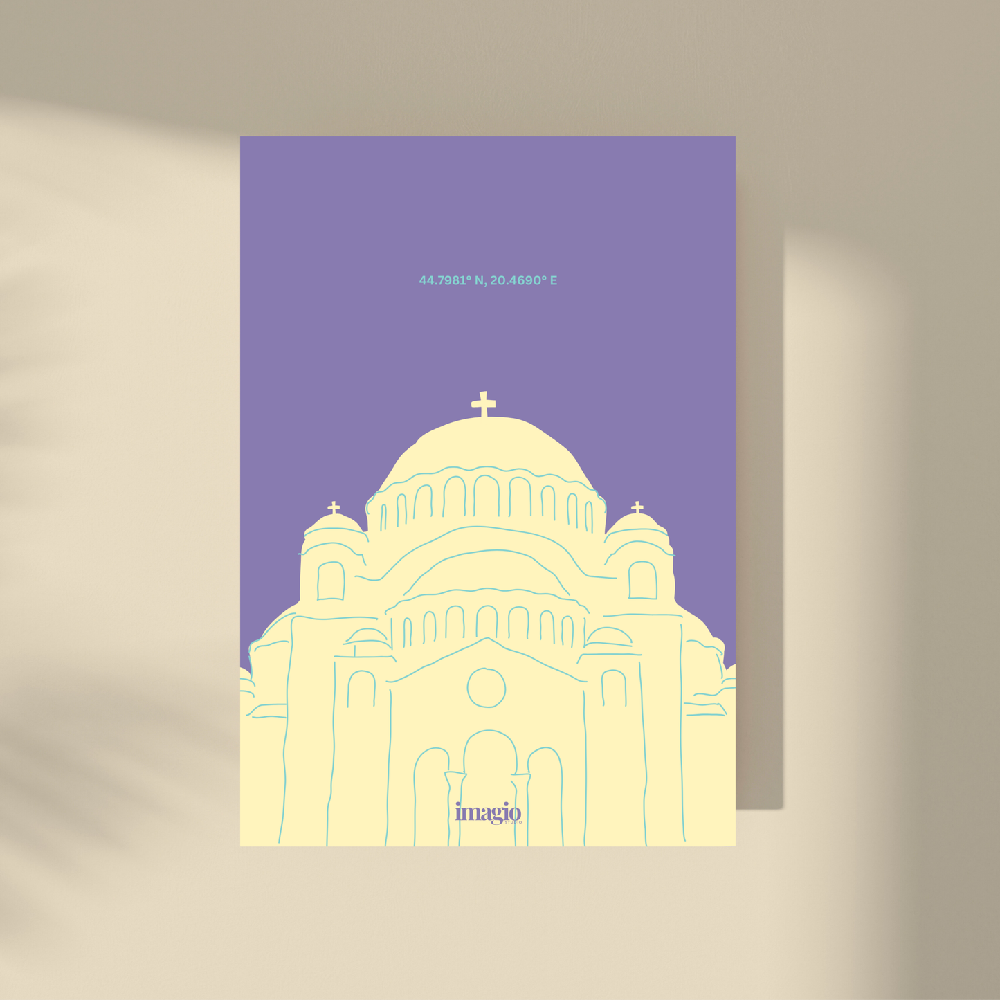 Temple of Saint Sava - Pastel No.1