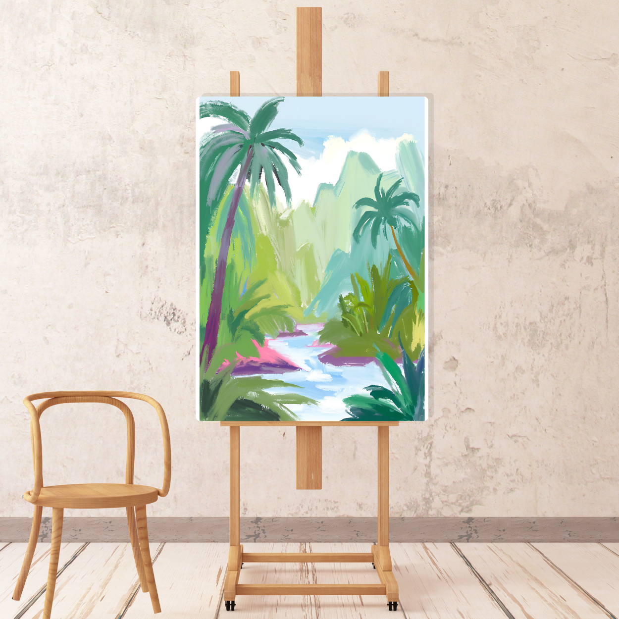 Canvas - Tropical Forest No.1