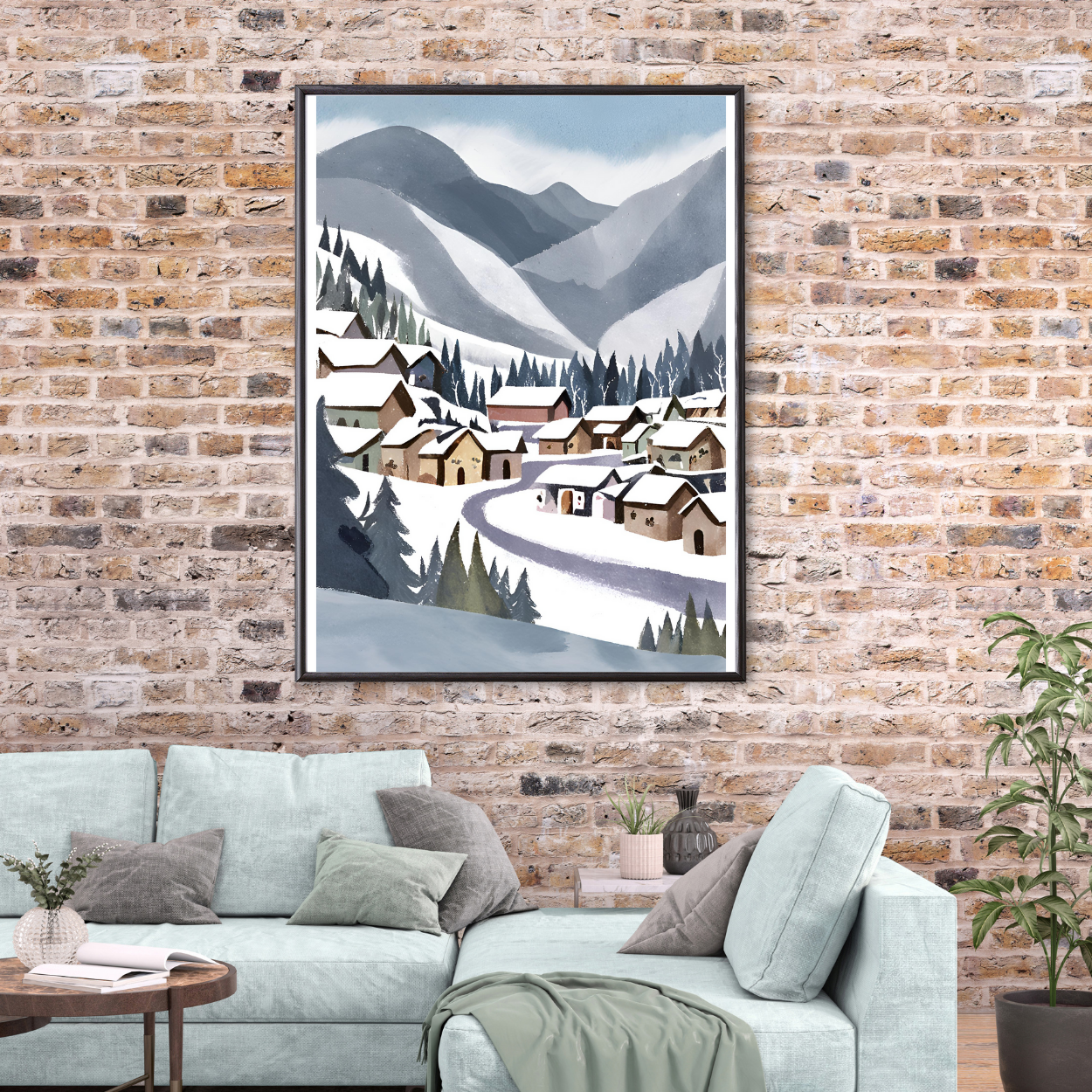 Snowy Mountain Village #3