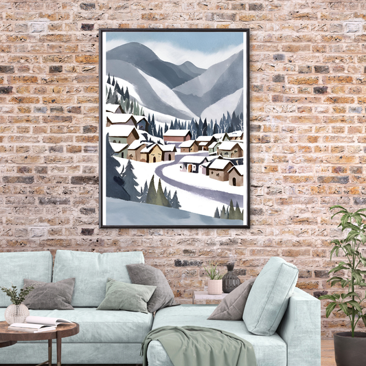 Snowy Mountain Village #3