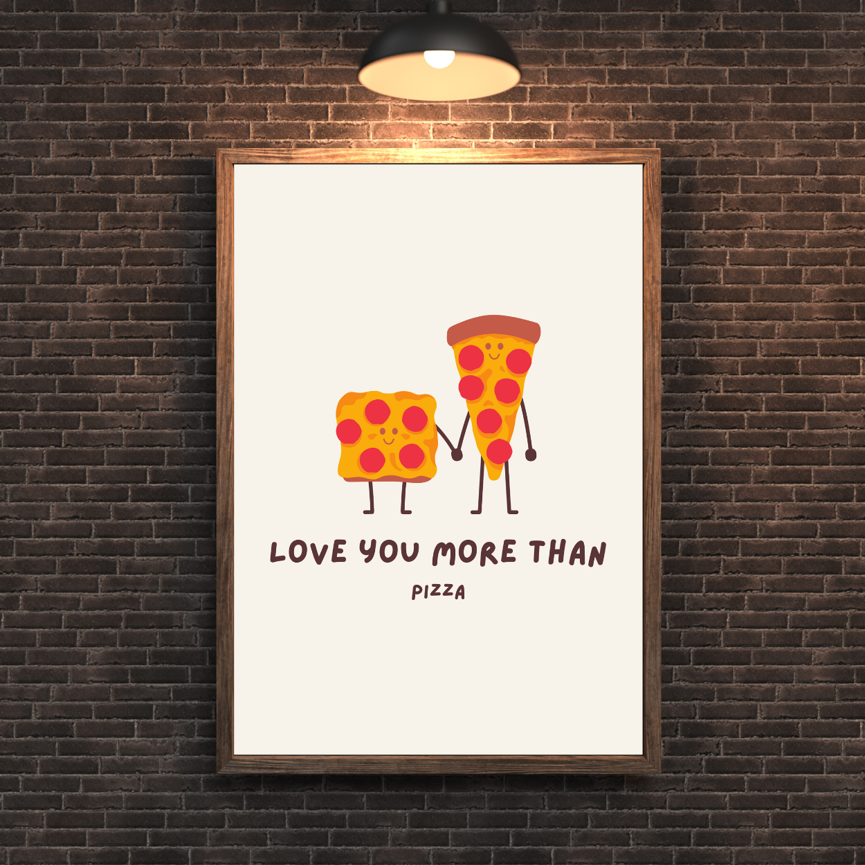 Love you more than pizza!