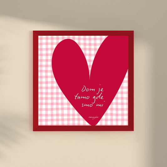 NEW: Miniature - Dom je tamo gde smo mi - Red Frame