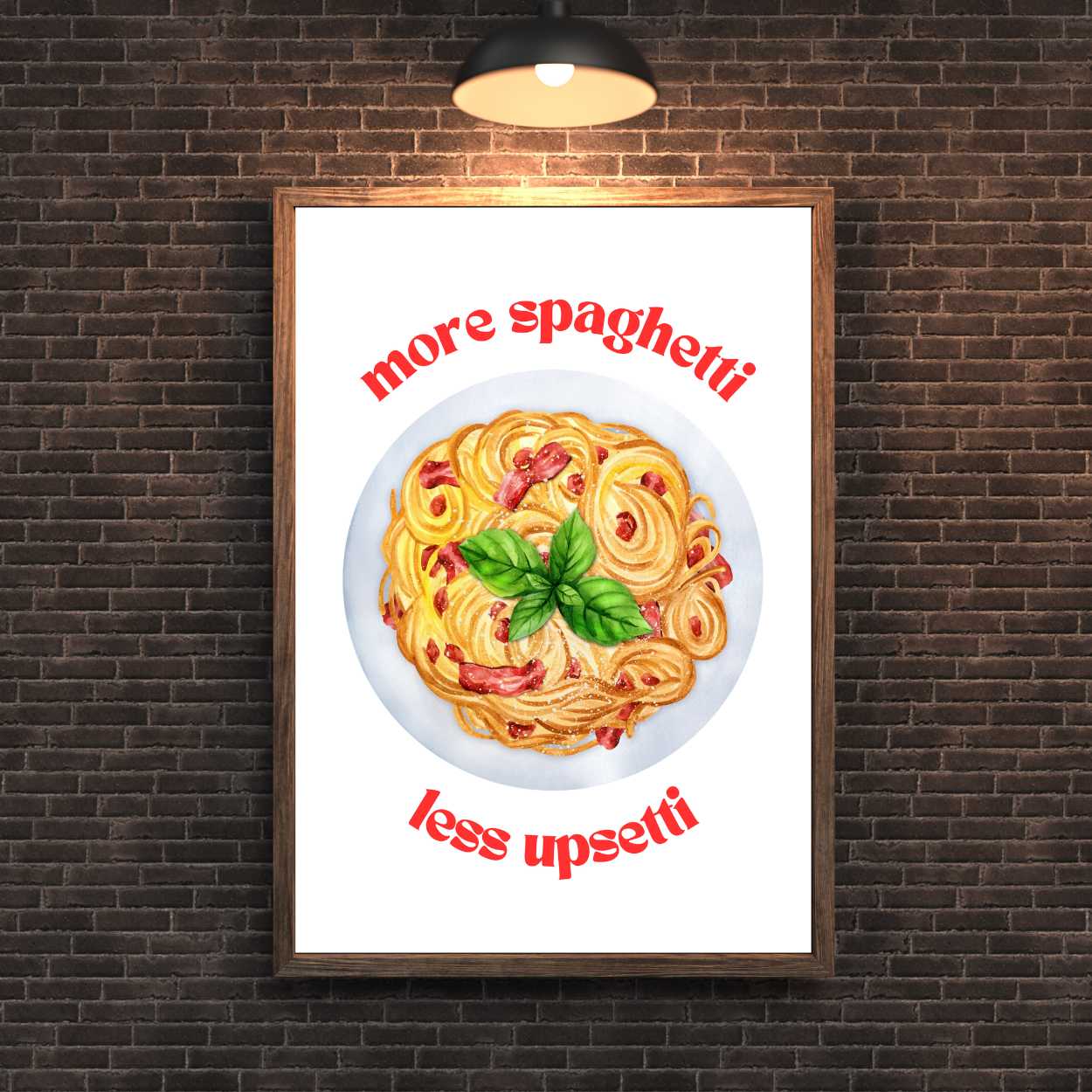 More spaghetti, less upsetti!