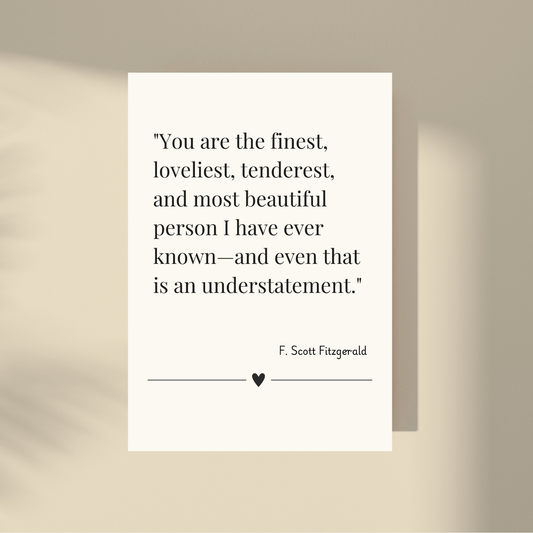 Love Quote - F. Scott Fitzgerald