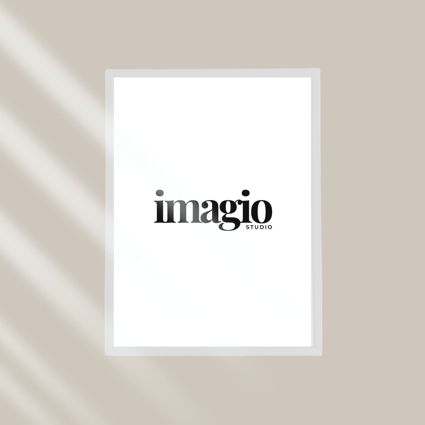 Frame Wood/Glass - White Multisize