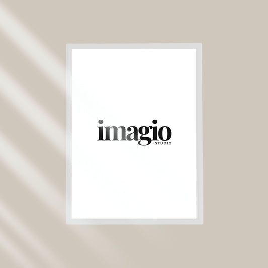 Ram drvo/staklo - Beli- više dimenzija