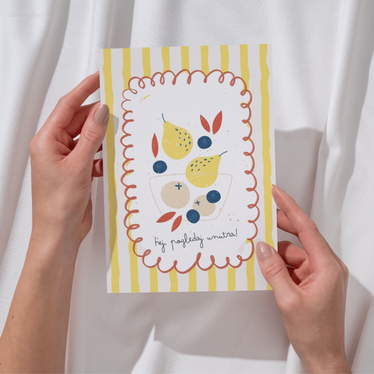 Čestitka - Hej, pogledaj unutra!