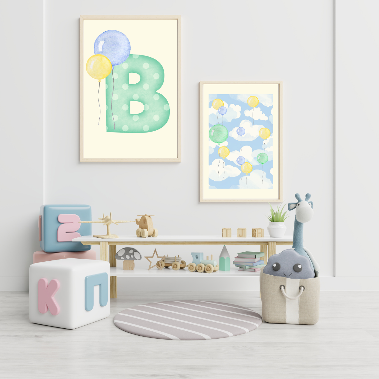 CUSTOMIZE IT! - Green Polka Dot Letter