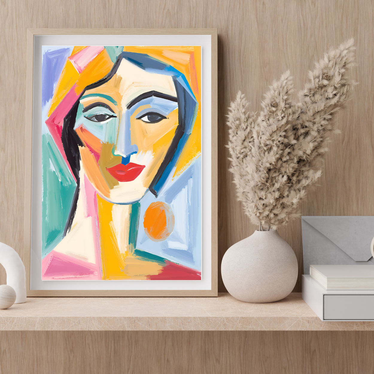 Lost Between Cubism and Surrealism - Abstract Beauty, Woman Portrait #6