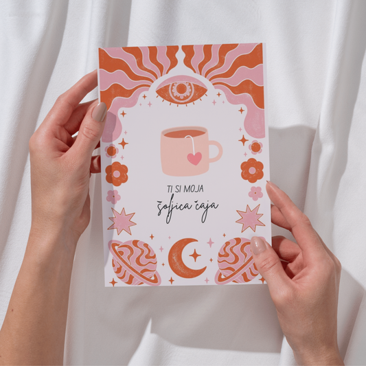 Čestitka - Ti si moja šoljica čaja