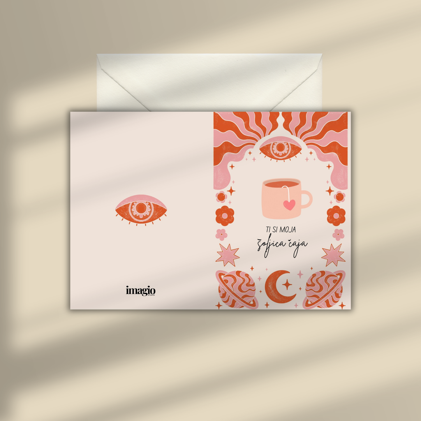 Čestitka - Ti si moja šoljica čaja