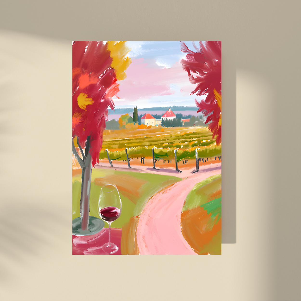 Winery in Autumn - Winery Panorama #5