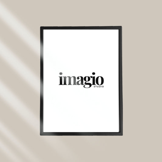 Ram drvo/staklo - Crni - više dimenzija