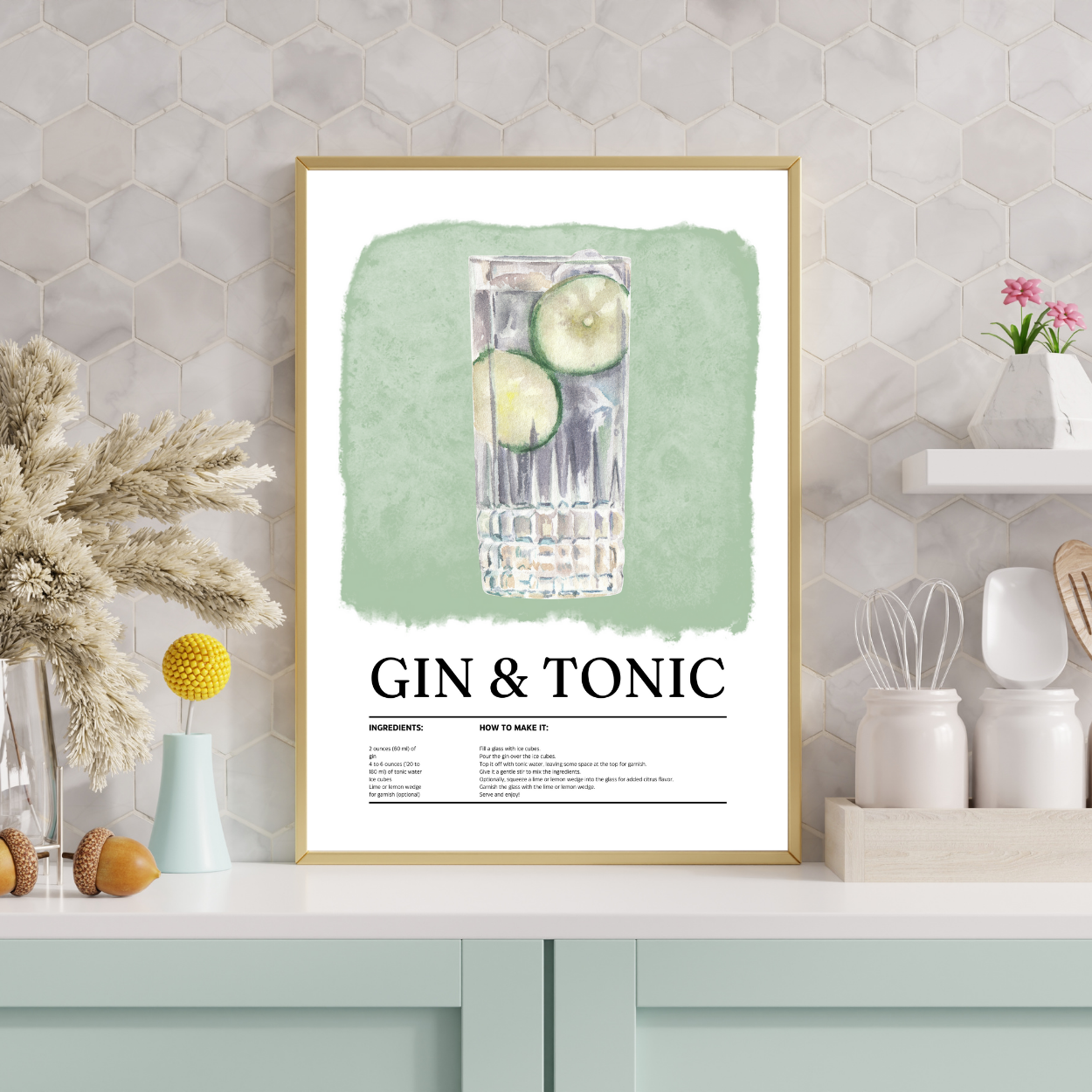 Gin&Tonic cocktail