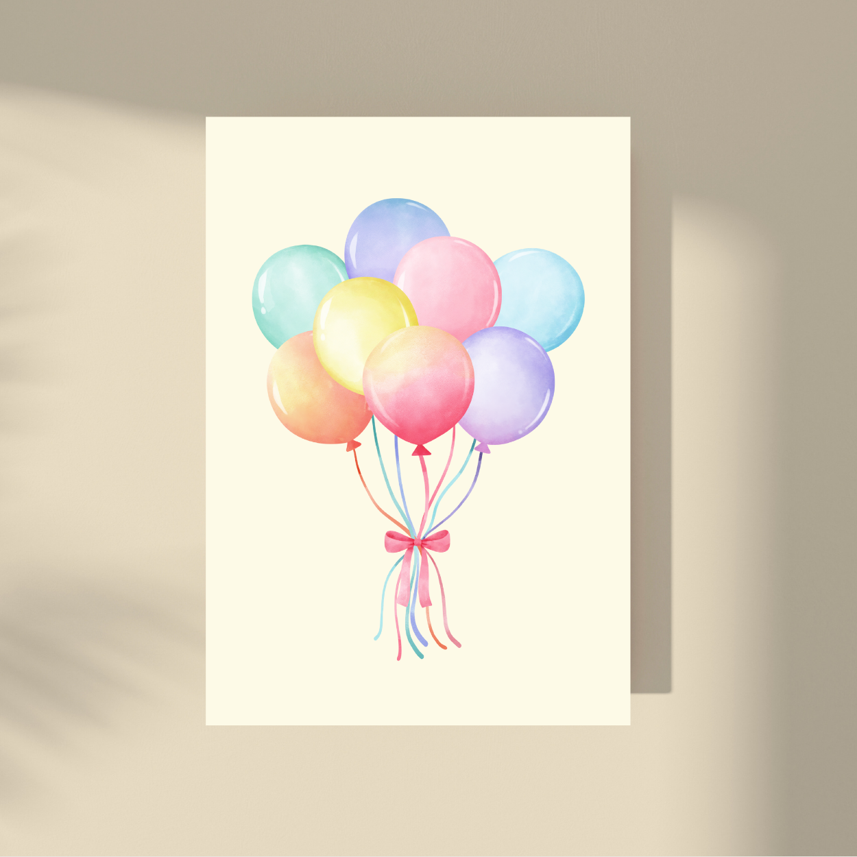 Balloons With Bow Tie