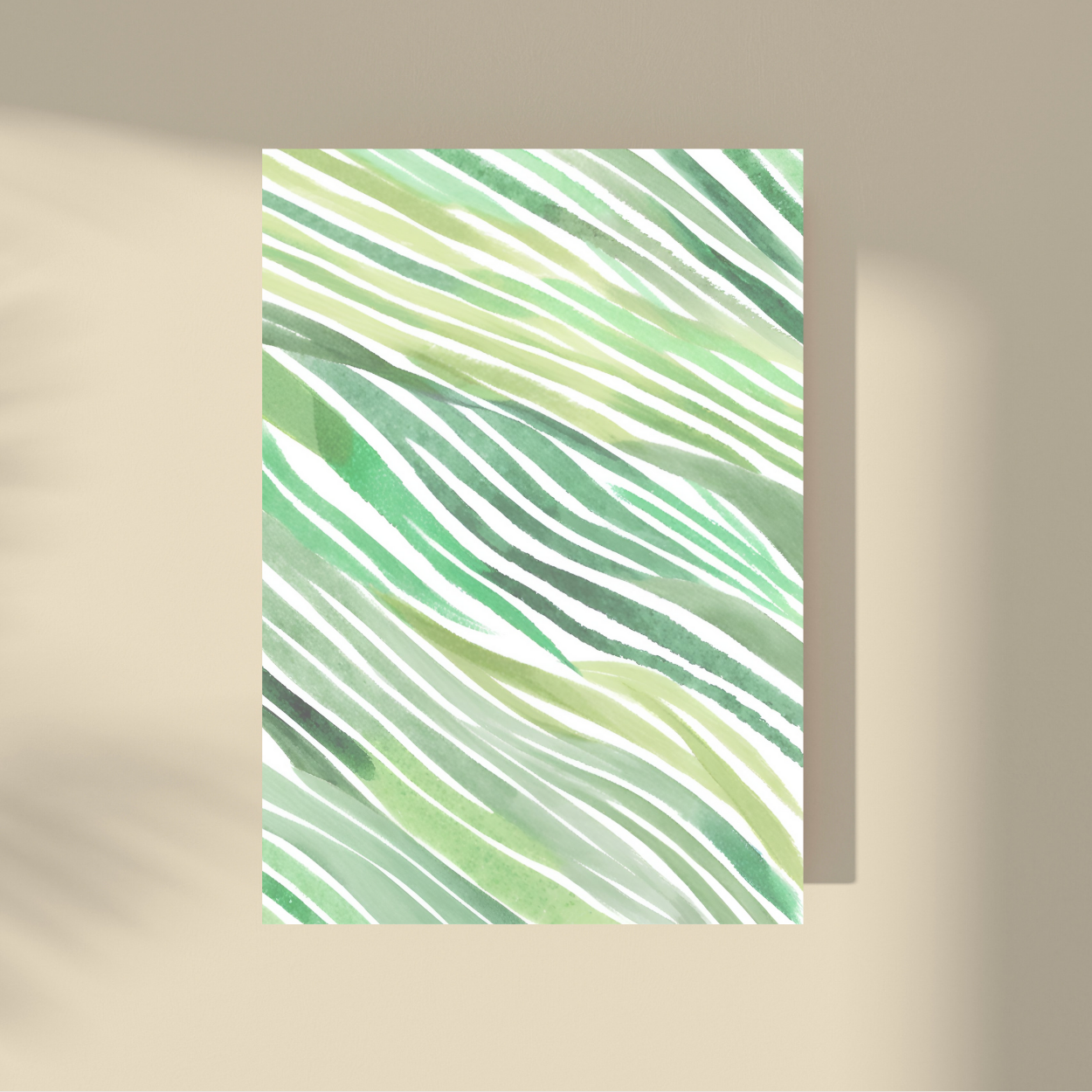 Abstract Green Pastel