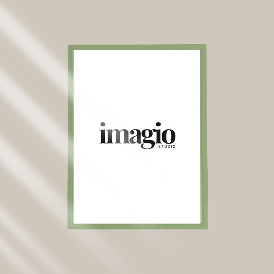 Ram drvo/staklo - Svetlo zeleni- više dimenzija