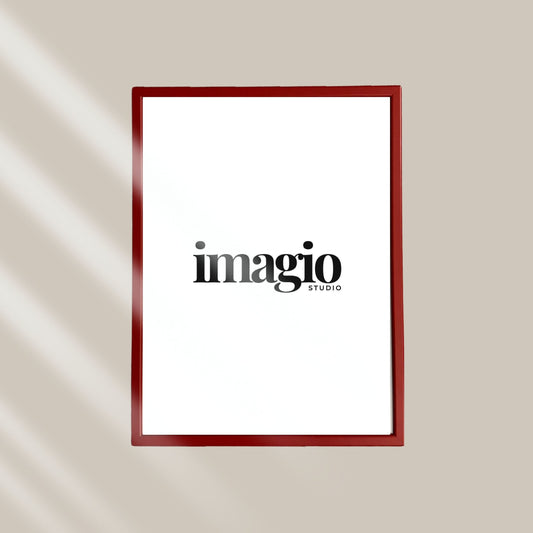 NOVO Ram drvo/staklo - Bordo - više dimenzija