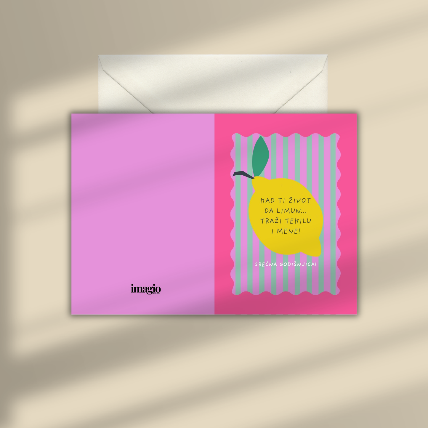 Greeting Card - When life gives you a lemon...